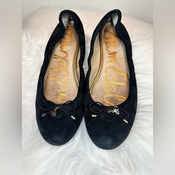 Sam Edelman Felicia Ballet Flat in Black Velvet, Size 8 - Picture 2 of 9